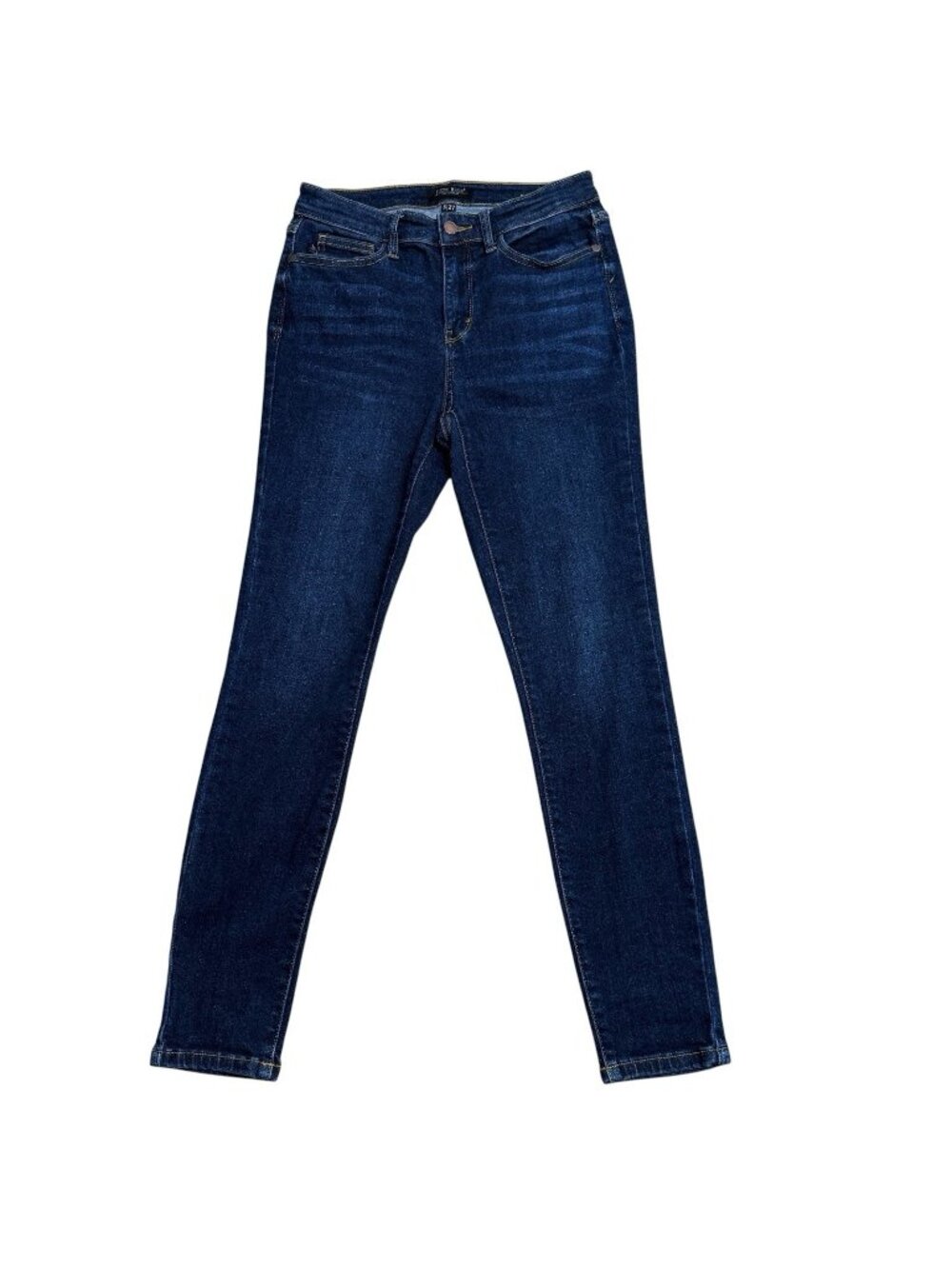 JUDY BLUE JEANS SKINNY HIGH RISE SIZE 5/27 JB82253DK DARK WASH BLUE DENIM